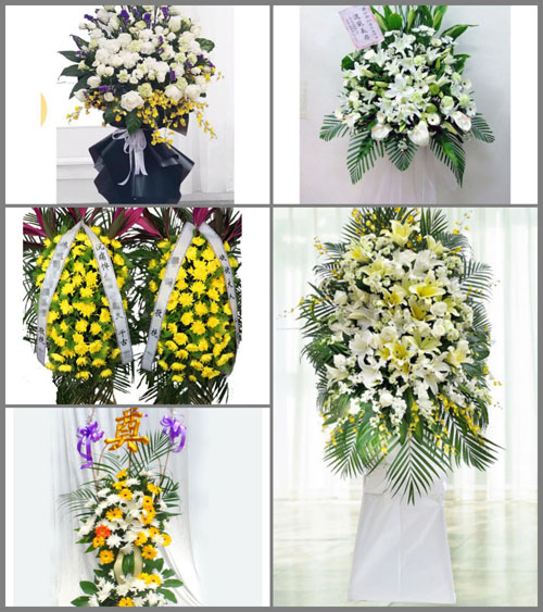 安徽黄山市祁门县金字牌镇莲花村白事花篮预定