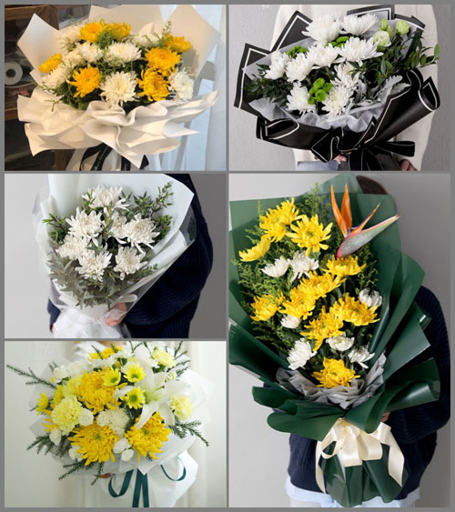 安徽黄山市祁门县金字牌镇莲花村白事花束代送